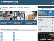 Tablet Screenshot of managedhostingdir.co.uk